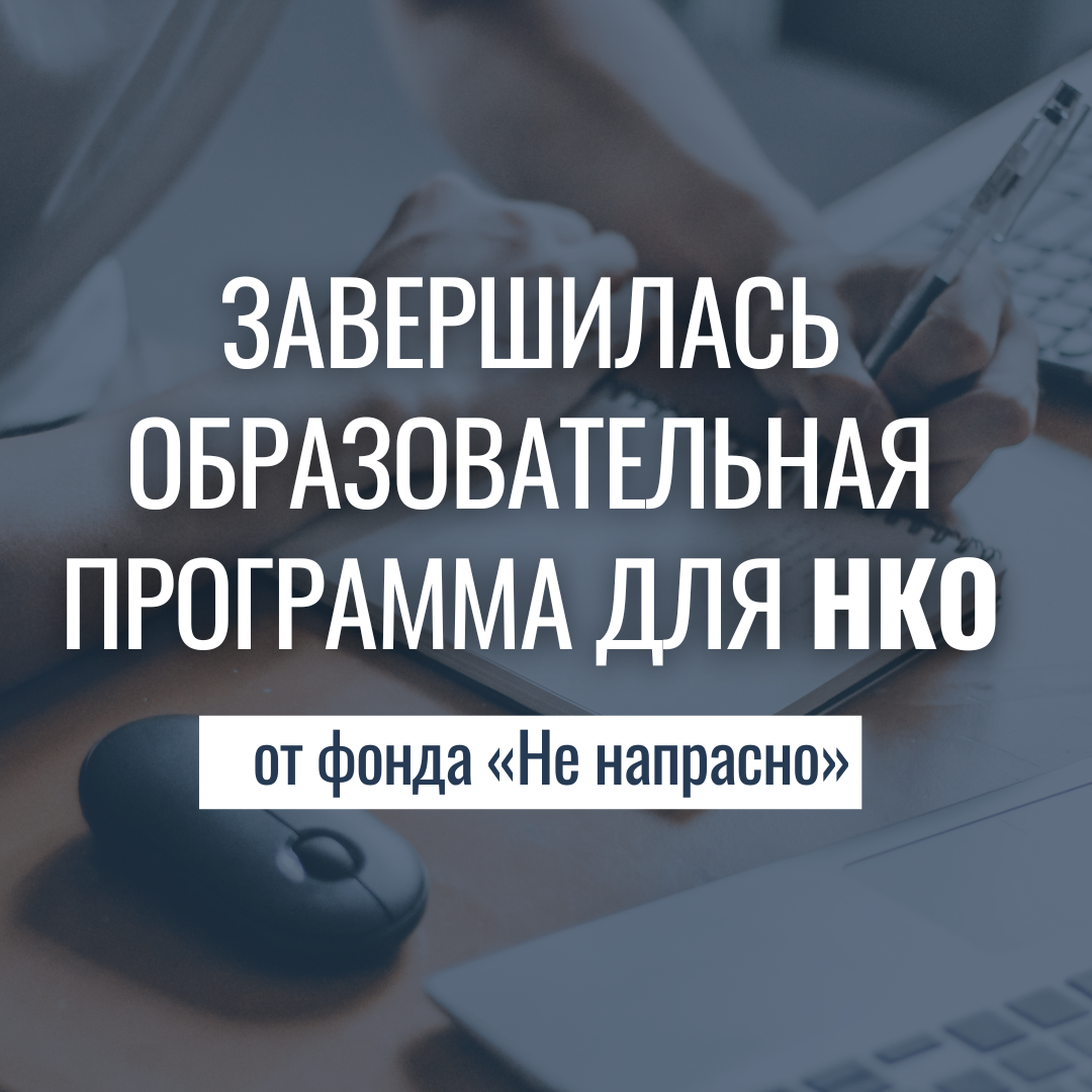 «Теперь нам больше доверяют в нашем регионе»: завершилась серия образовательных встреч для НКО от фонда «Не напрасно»